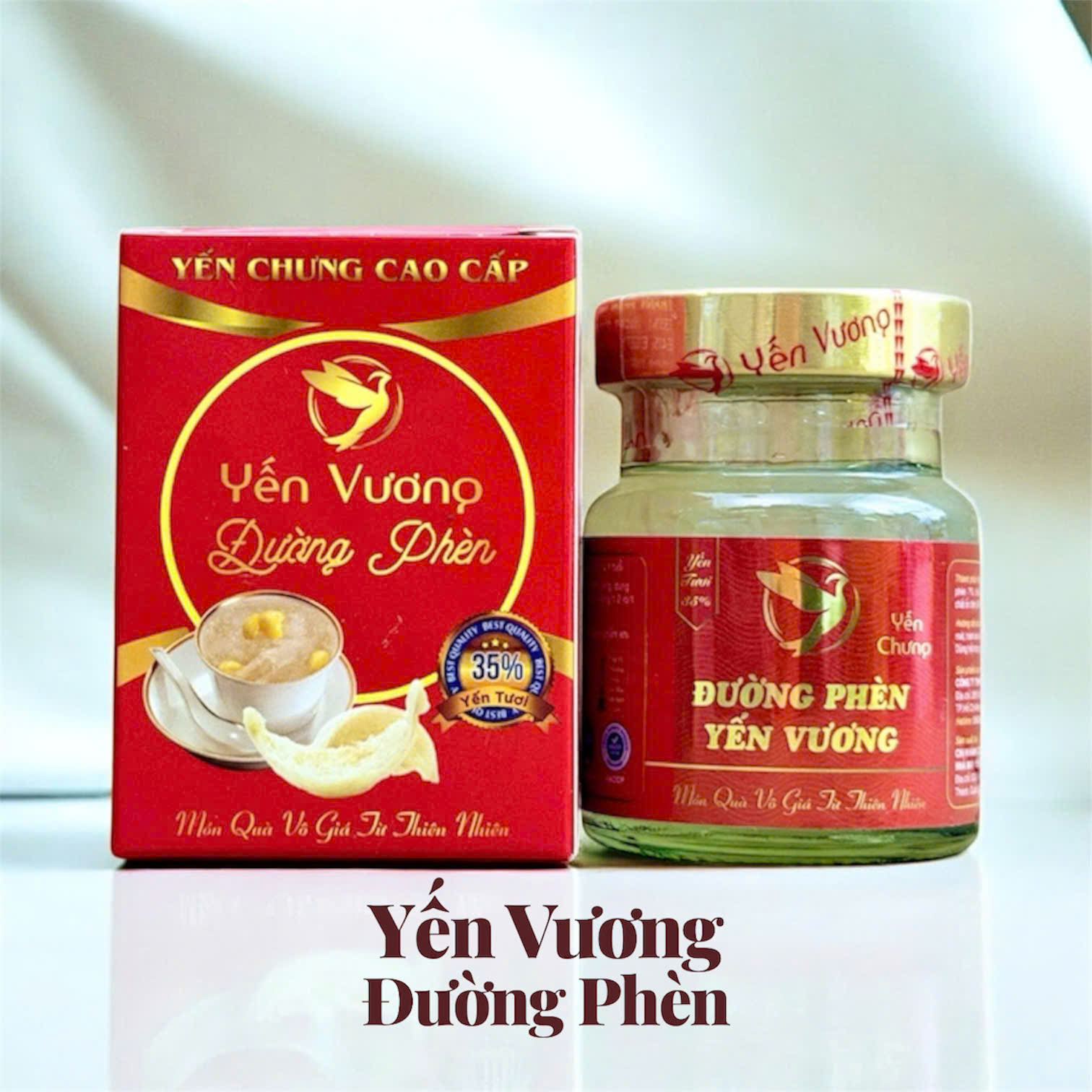 Hũ yến Vương 70ml có hộp Đường Phèn